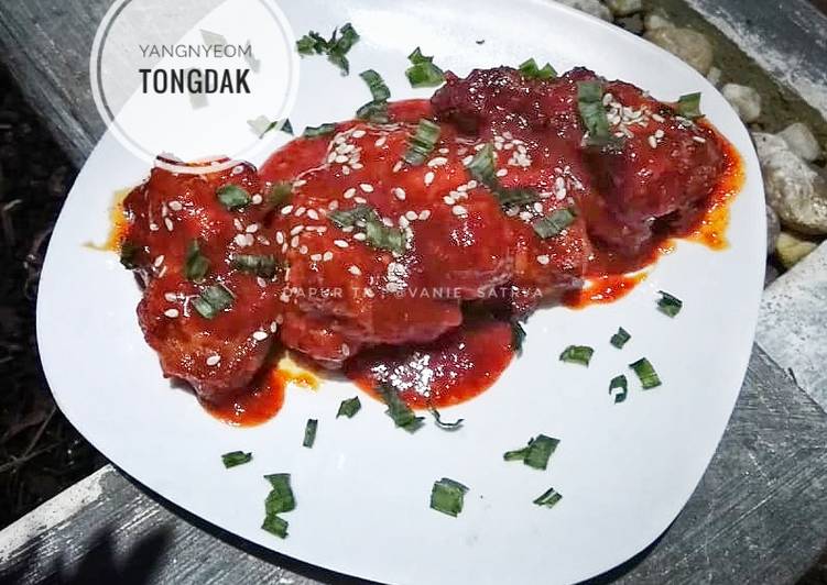 Resep: Ayam Pedas Korea (Yangnyeom Tongdak) #BikinRamadanBerkesan 