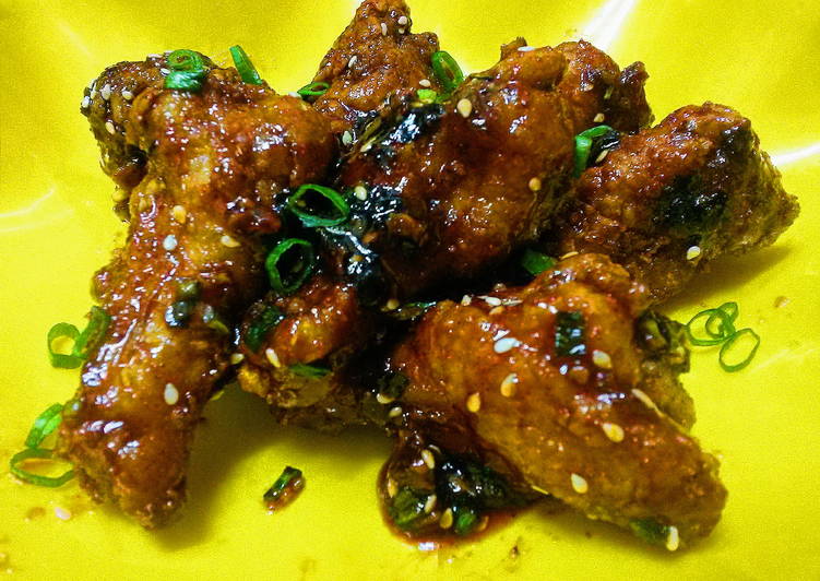 Resep: Korean Fried Chicken (Yangnyeom-Tongdak) istimewa