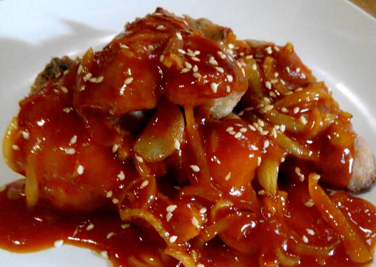 Resep: Yangnyeom-tondak (korean food) enak