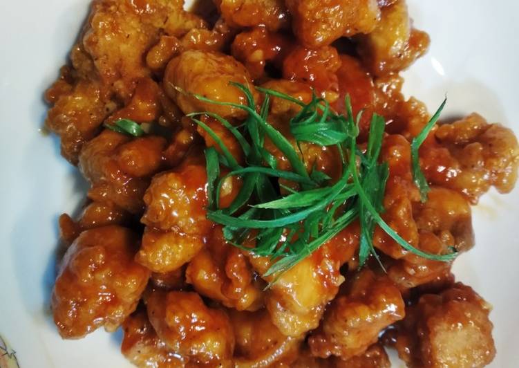 Resep: Yangyeom tongdak/Korean fried chicken 