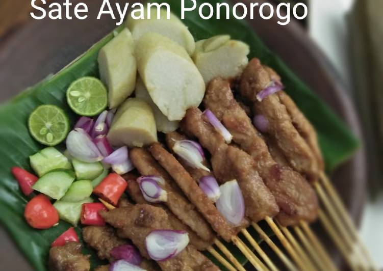 Resep: Sate Ayam Ponorogo istimewa