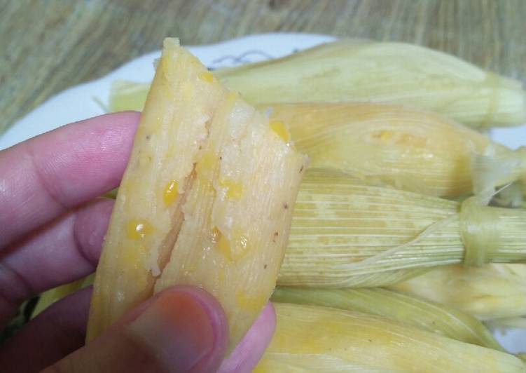 Cara membuat Lepet jagung manis anti keras 