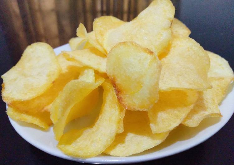 Resep: Potato Chips (Original & Spicy) 