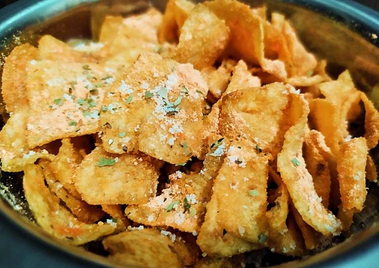 Cara Mudah mengolah Potato Chips Barbeque Gurih Renyah Sedap 