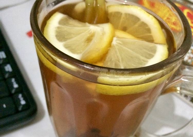 Cara mengolah Teh hangat lemon 
