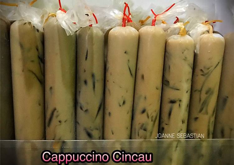 Resep: Cappuccino Cincau Ice Stick enak
