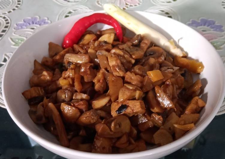 Cara Mudah memasak Oseng jamur kancing lezat