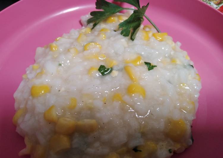 Resep: Bubur nasi jagung 