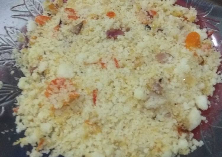 Cara Mudah membuat Nasi goreng nasi jagung lezat