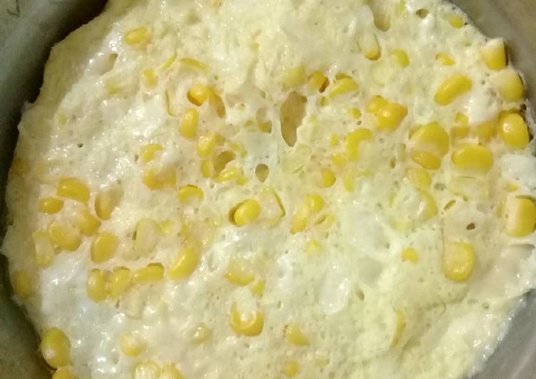 Resep membuat Nasi jagung keju kukus 
