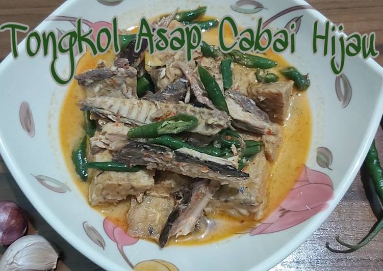 Resep memasak 079》Tongkol Asap Cabai Hijau lezat
