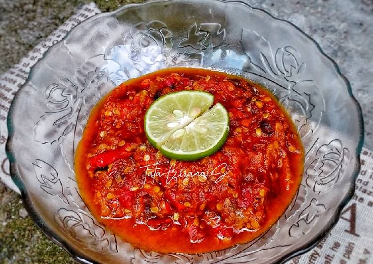 Cara mengolah Sambel Tomat Rawit Mercon 