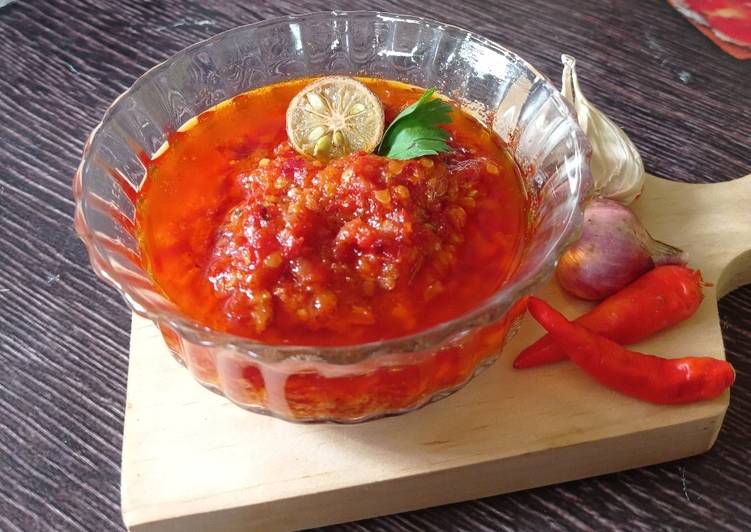 Resep: Sambal Tomat Terasi Matang 