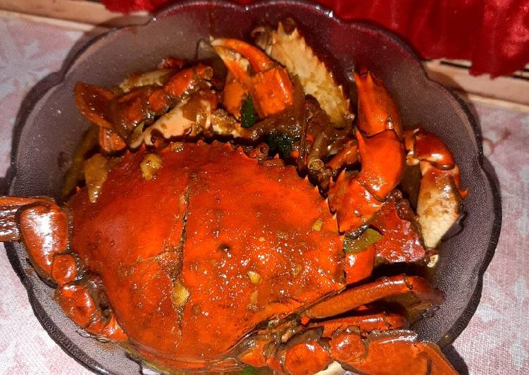 Resep: Kepiting Saus Tiram 🦀 🍽 enak