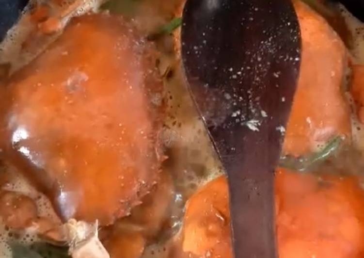 Resep: Kepiting saus tiram pedas (sedang) 