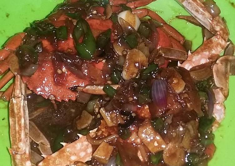 Cara membuat Kepiting saus tiram simple istimewa