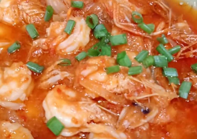 Cara memasak Udang saus tiram lezat