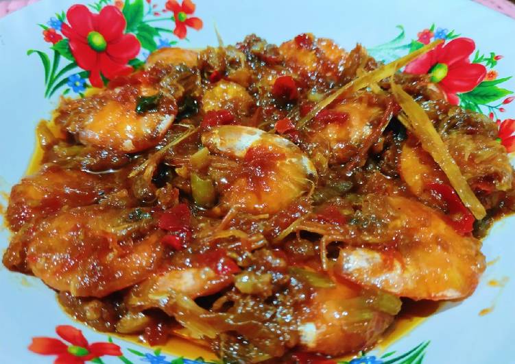 Resep: Udang Saus Tiram lezat