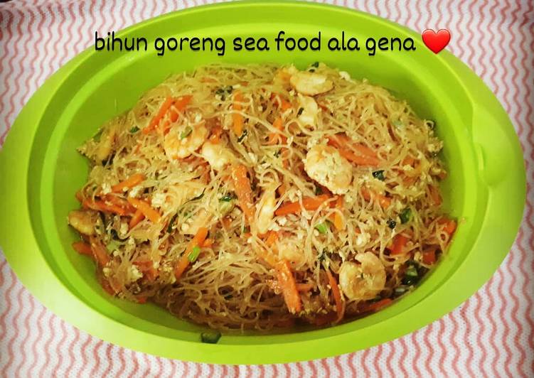 Resep membuat Bihun goreng seafood lezat