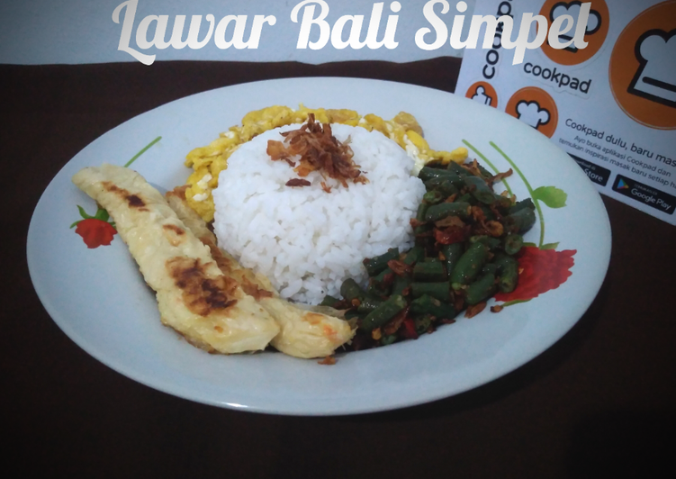 Lawar Bali Simpel