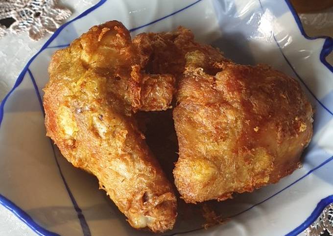 Resep: Ayam Ungkep Goreng (bumbu ungkep ayam goreng)