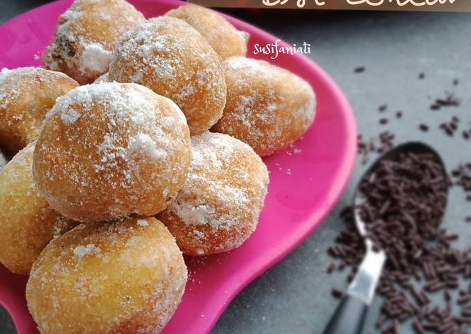 Resep: Bola tape isi coklat