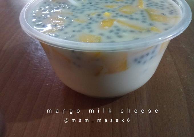 Resep Mango milk cheese