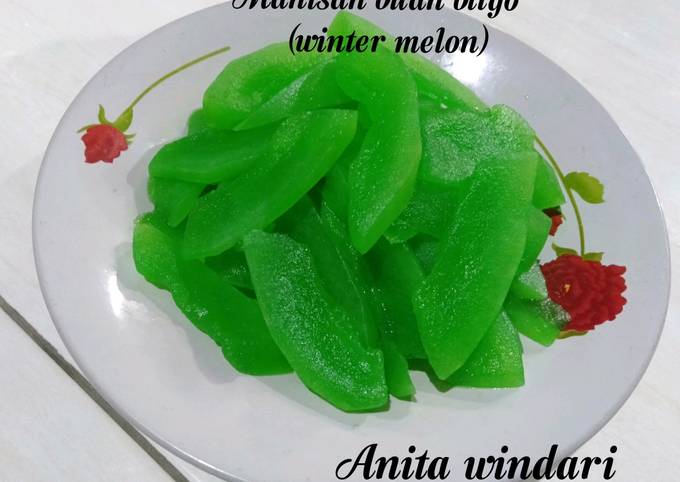 Resep Manisan buah bligo(winter melon)