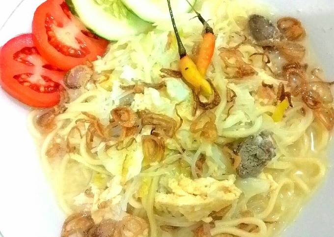 Resep: Bakmi jawa rebus asli ayam kampung (bakmi godog) non msg