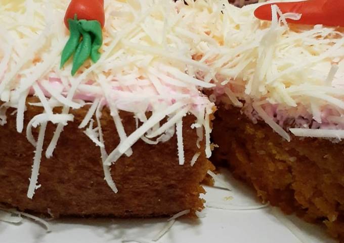 Resep: Palm sugar carrot cake