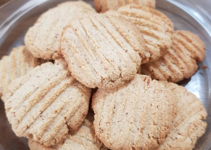 Almond pulp cookies / cookies ampas almond