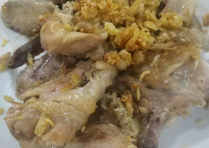 Resep: Nasi Hainam Ayam Rebus Jahe ala Chinese Food (Halal)