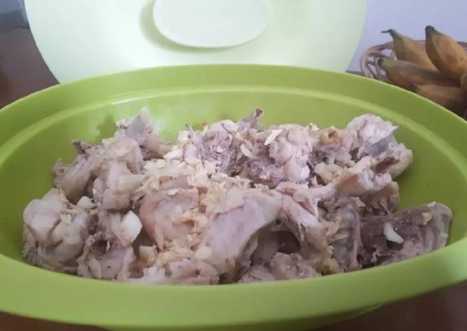 Resep Ayam Pek Cam Ke/Tim ayam (pendamping nasi hainan)