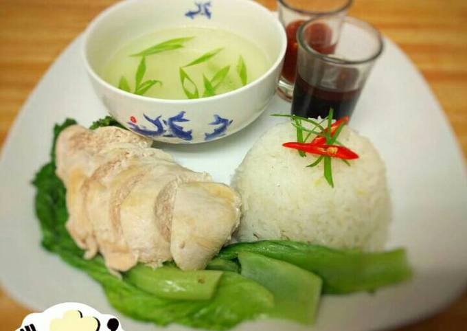 Resep Nasi Ayam Hainan *rice cooker*