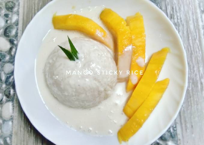 Resep: 🌹 Mango sticky rice