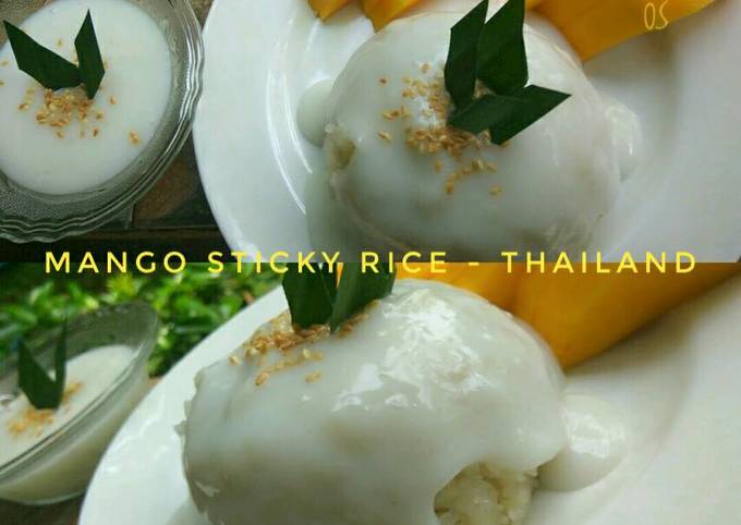 Mango sticky rice - thailand