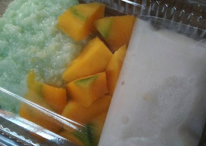 Resep: Sticky mango rice