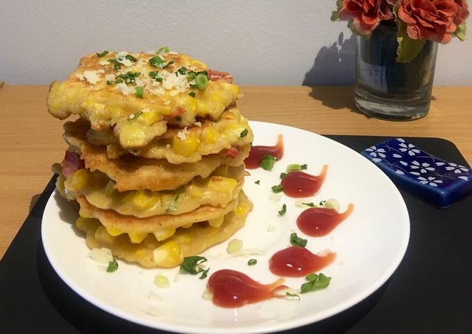 Resep Cheese corn fritters