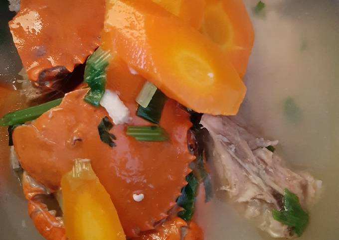 Sup kepiting bawal laut lezaaattos