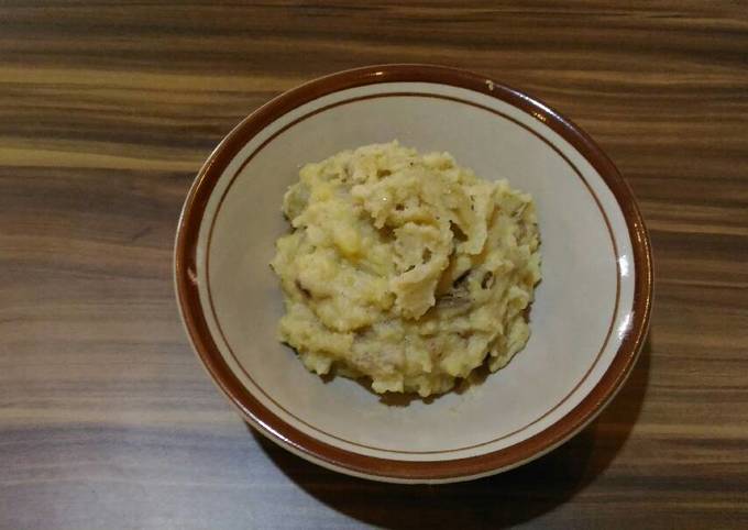 Resep Creamy mashed potato with skin