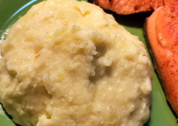 Mashed potatoes creamy