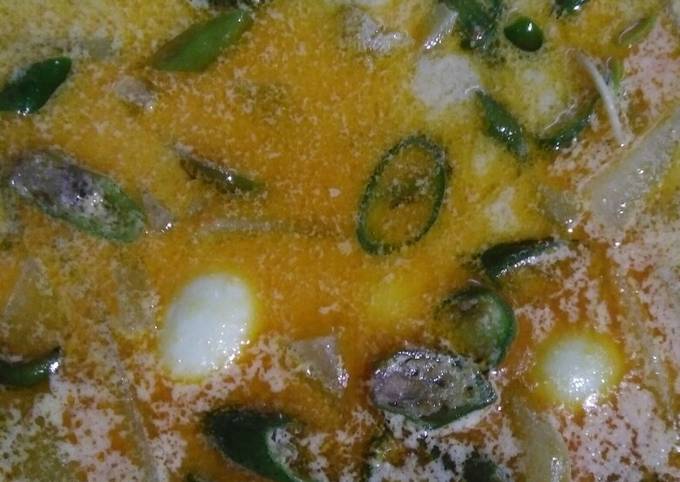 Resep: Sambal goreng santan Manisa, Telur Puyuh, Cecek