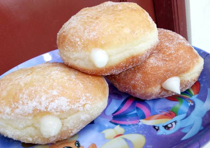 Resep: Bomboloni donuts with lemon vla