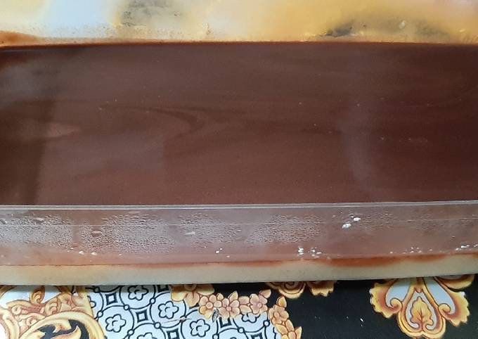 Resep: Puding vanila vla coklat brownies
