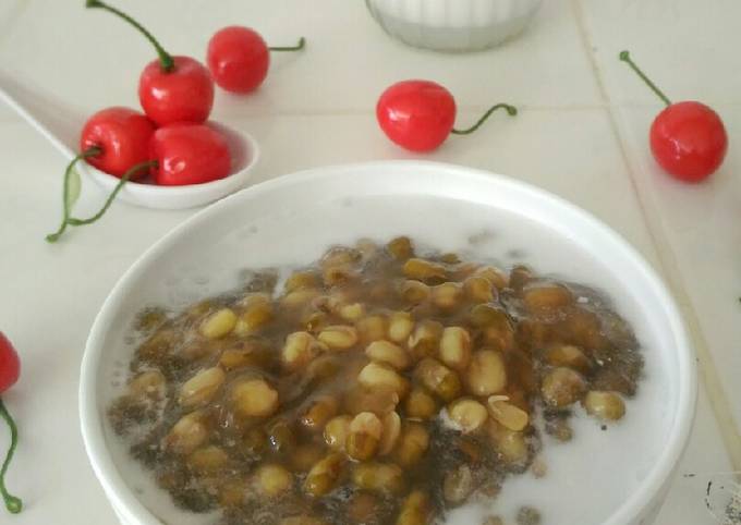 Resep: Bubur kacang ijo kental