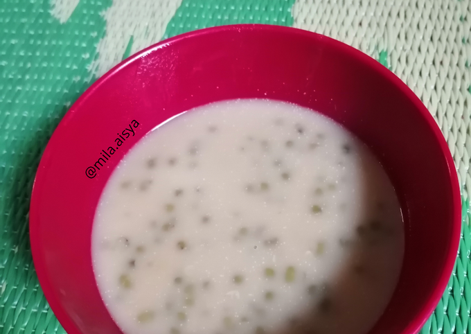 Resep: Bubur kacang hijau kental rice cooker