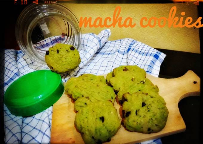Resep Macha cookies chocolatos