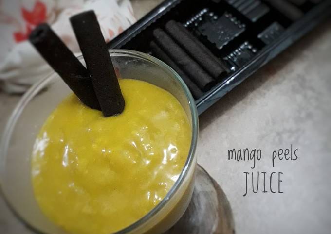Resep: Mango peels juice