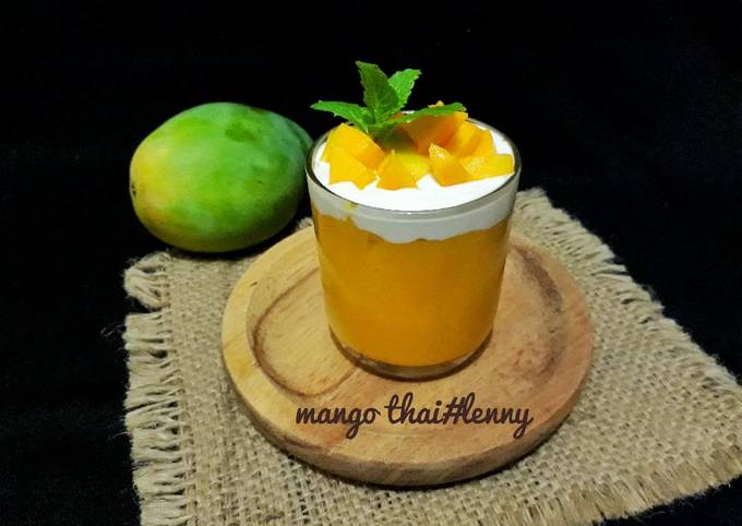 Resep: Mango thai (jus mangga jaman now)