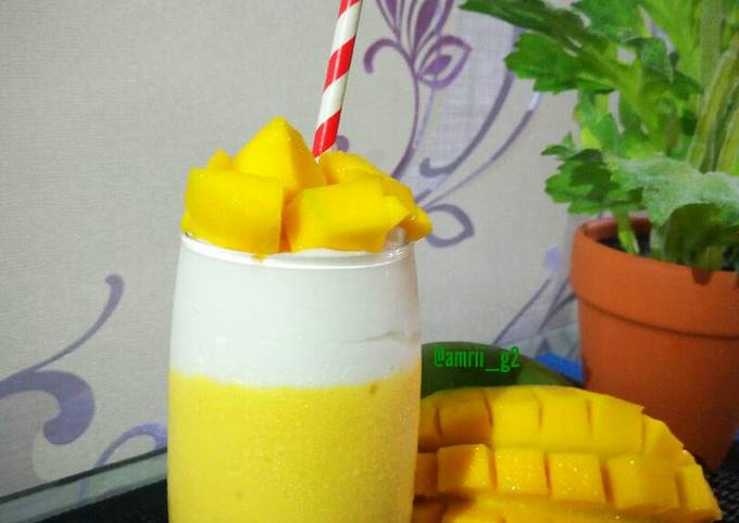 Resep: Jus mangga ala King mango thai #enakbikinsendiri